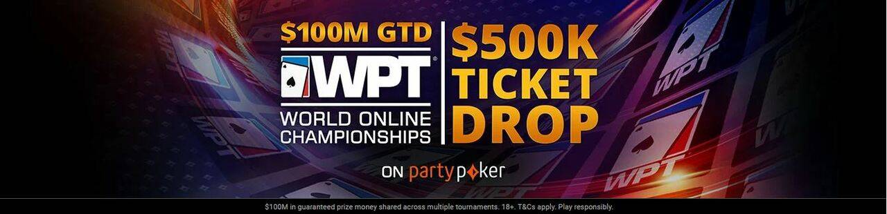 partypoker is dropping WTP tickets 2020